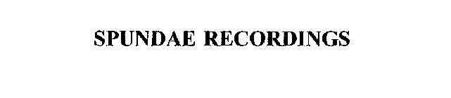 SPUNDAE RECORDINGS