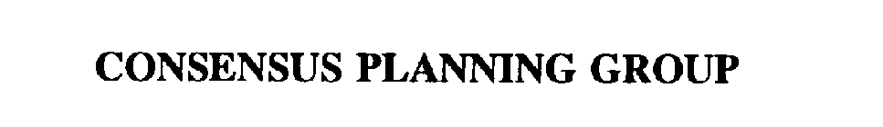 CONSENSUS PLANNING GROUP