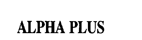 ALPHA PLUS