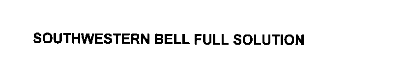 SOUTHWESTERN BELL FULL SOLUTION