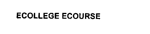 ECOLLEGE ECOURSE