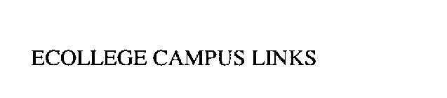 ECOLLEGE CAMPUS LINKS