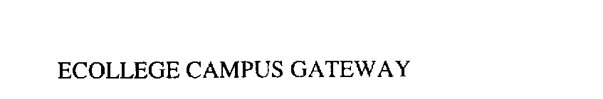 ECOLLEGE CAMPUS GATEWAY