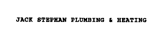 JACK STEPHAN PLUMBING & HEATING