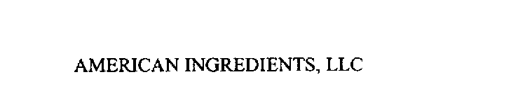 AMERICAN INGREDIENTS, LLC