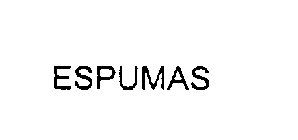 ESPUMAS