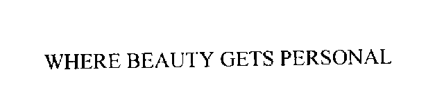 WHERE BEAUTY GETS PERSONAL