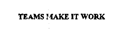 TEAMS MAKE IT WORK