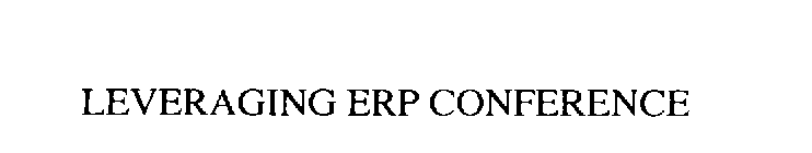LEVERAGING ERP CONFERENCE