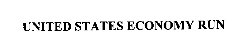 UNITED STATES ECONOMY RUN
