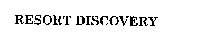 RESORT DISCOVERY