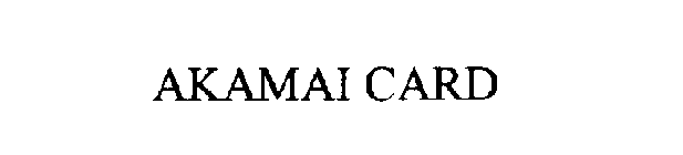 AKAMAI CARD