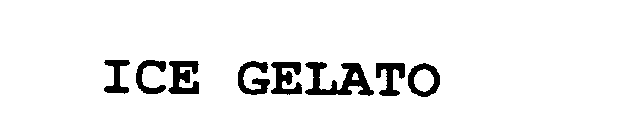 ICE GELATO
