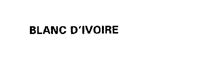 BLANC D'IVOIRE