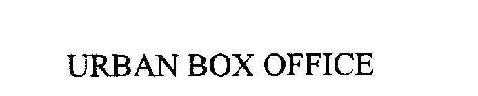 URBAN BOX OFFICE