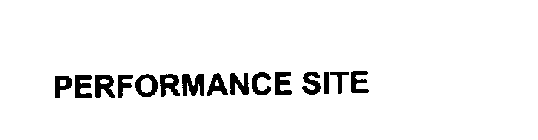 PERFORMANCE SITE
