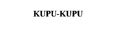 KUPU-KUPU