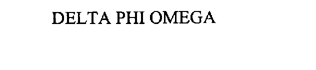 DELTA PHI OMEGA