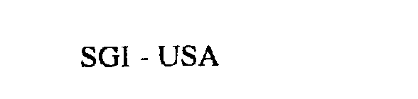 SGI - USA