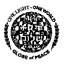 ONE LIGHT - ONE WORLD GLOBE OF PEACE