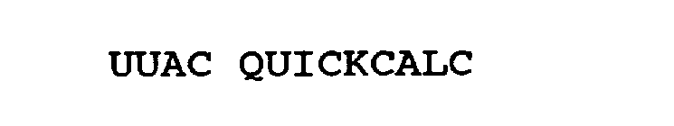 UUAC QUICKCALC