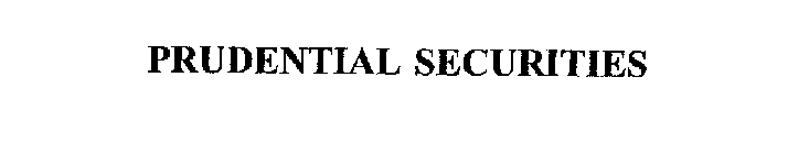 PRUDENTIAL SECURITIES