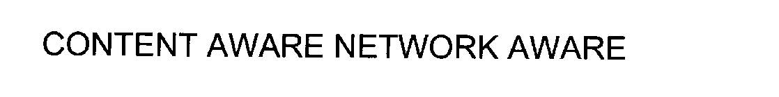 CONTENT AWARE NETWORK AWARE