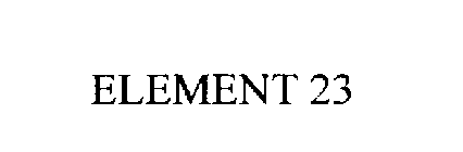 ELEMENT 23