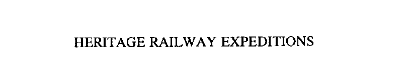 HERITAGE RAILWAY EXPEDITIONS