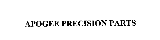APOGEE PRECISION PARTS