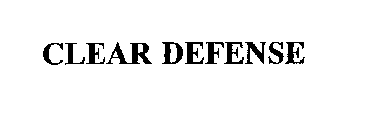 CLEAR DEFENSE