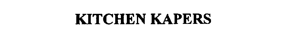 KITCHEN KAPERS