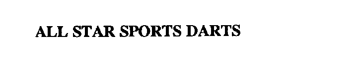 ALL STAR SPORTS DARTS