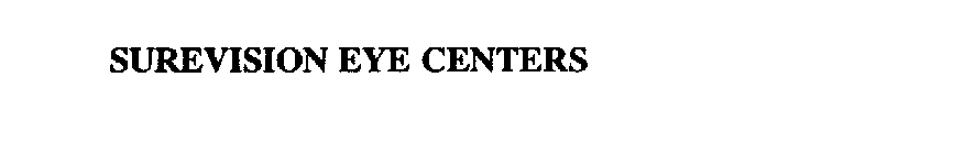 SUREVISION EYE CENTERS