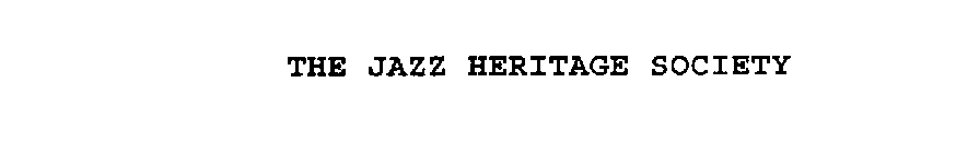 THE JAZZ HERITAGE SOCIETY
