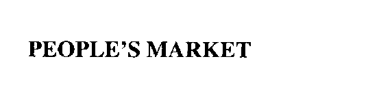 PEOPLE'S MARKET