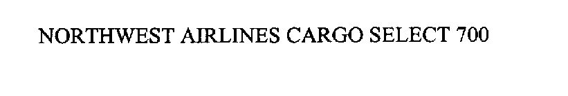 NORTHWEST AIRLINES CARGO SELECT 700