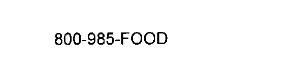 800-985-FOOD