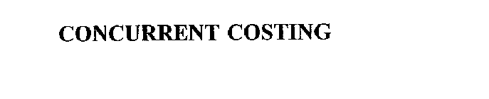 CONCURRENT COSTING