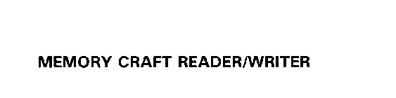 MEMORY CRAFT READER/WRITER