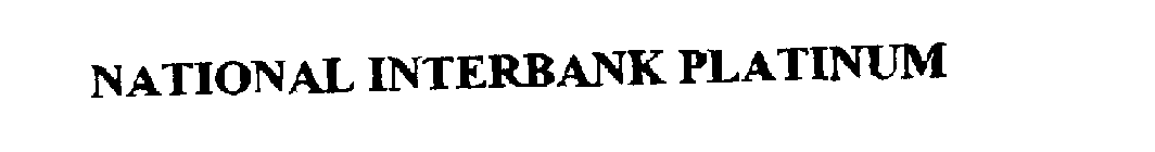 NATIONAL INTERBANK PLATINUM