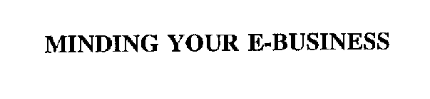 MINDING YOUR E-BUSINESS