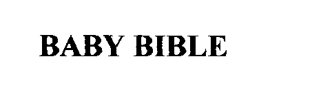 BABY BIBLE