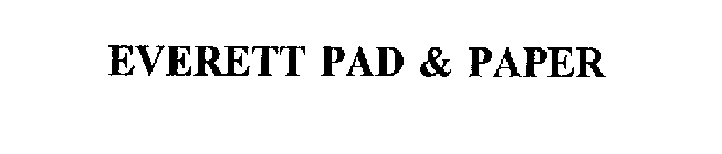 EVERETT PAD & PAPER