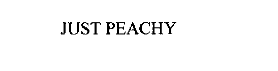 JUST PEACHY