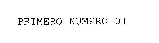 PRIMERO NUMERO 01