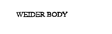 WEIDER BODY