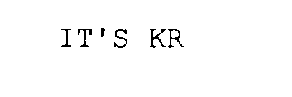 IT'S KR