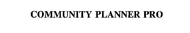 COMMUNITY PLANNER PRO