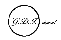 G. D. I. ORIGINAL